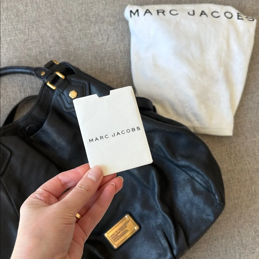 Marc by Marc Jacobs Classic Q Francesca Bag Black Leather - Picture 3 of 8
